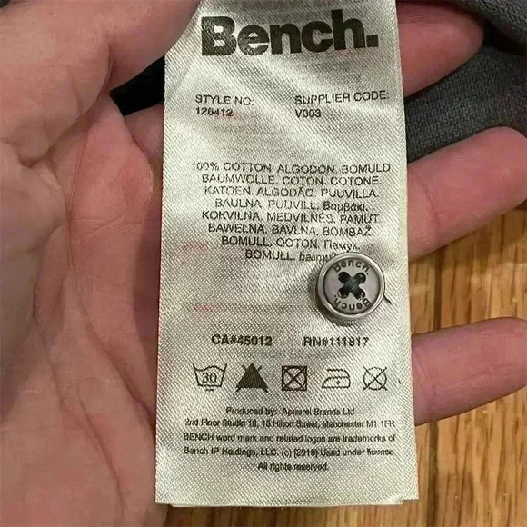 Bench Men's Polo Shirt 2XL Steel Gray Short Sleeve Classic Fit - Picture 8 of 11